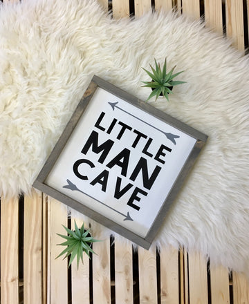 Little Man Cave - Wooden Arrow Designs