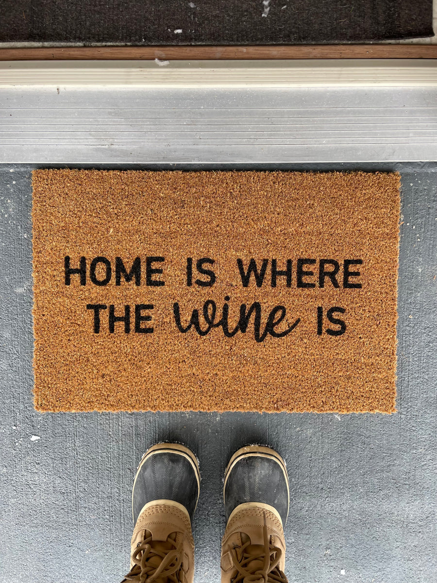 Home is Where the Wine Is | doormat
