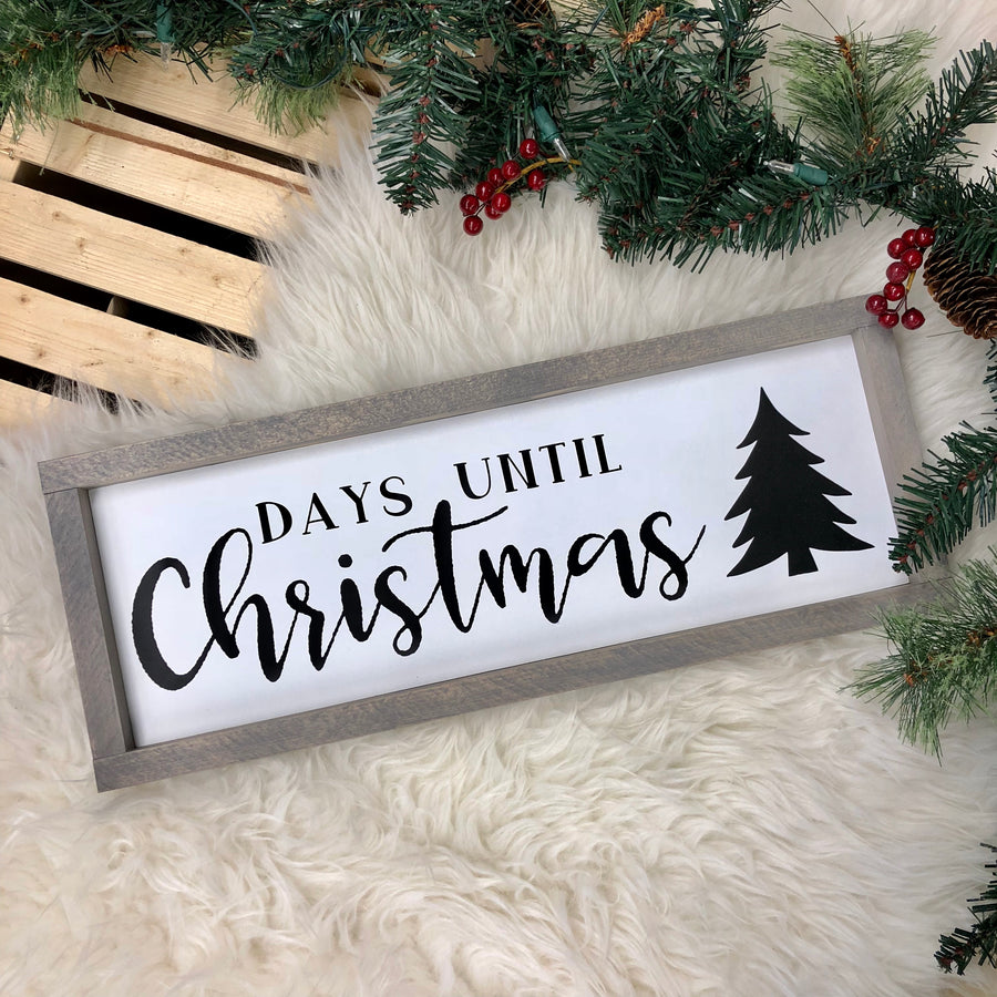 Days Until Christmas {chalkboard countdown}
