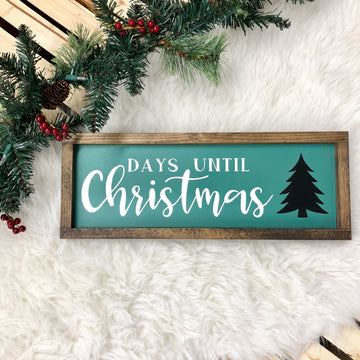 Days Until Christmas {chalkboard countdown}