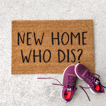 New Home Who Dis? | doormat